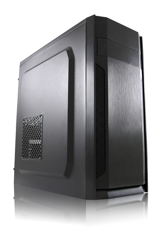 LC-Power Computergehäuse 7036B Midi Tower Metall Schwarz