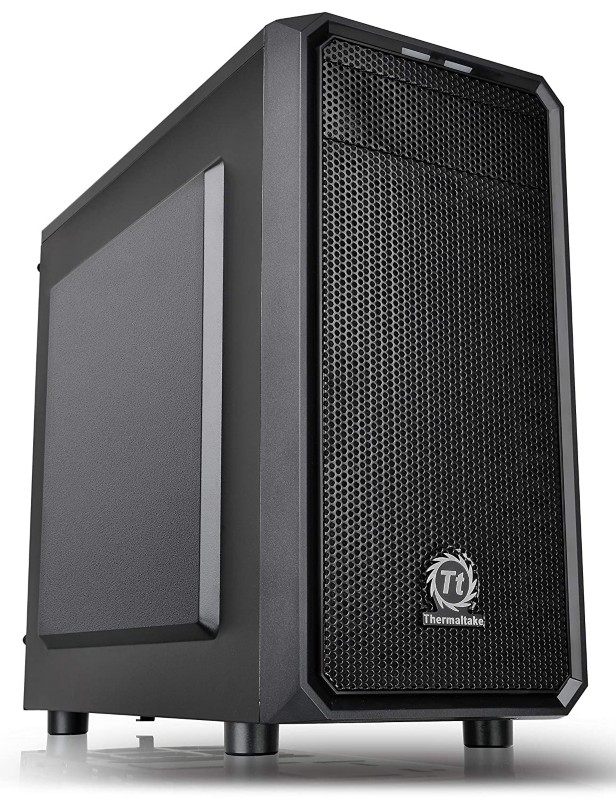 Thermaltake Computergehäuse CA-1D4-00S1NN-00 Micro Tower SPCC Schwarz