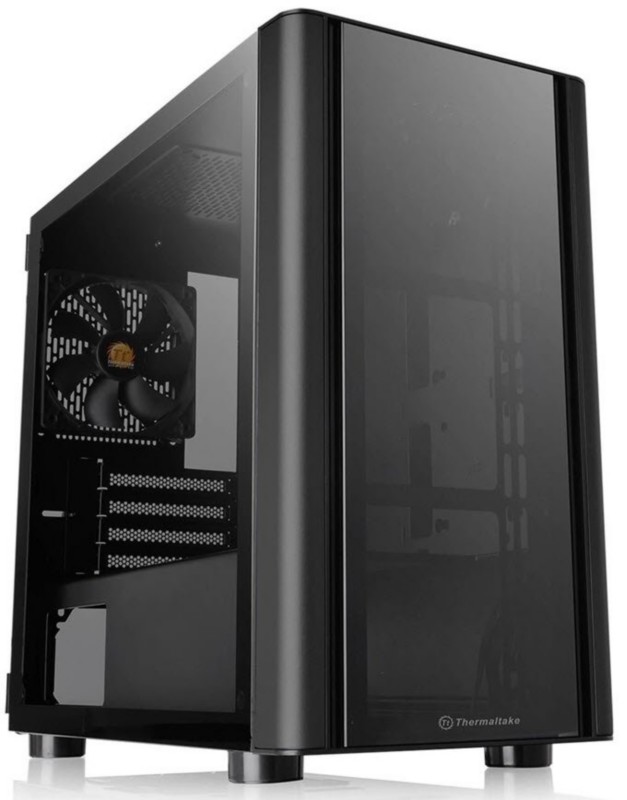 Thermaltake Computergehäuse CA-1R1-00S1WN-02 Micro Tower SPCC Schwarz