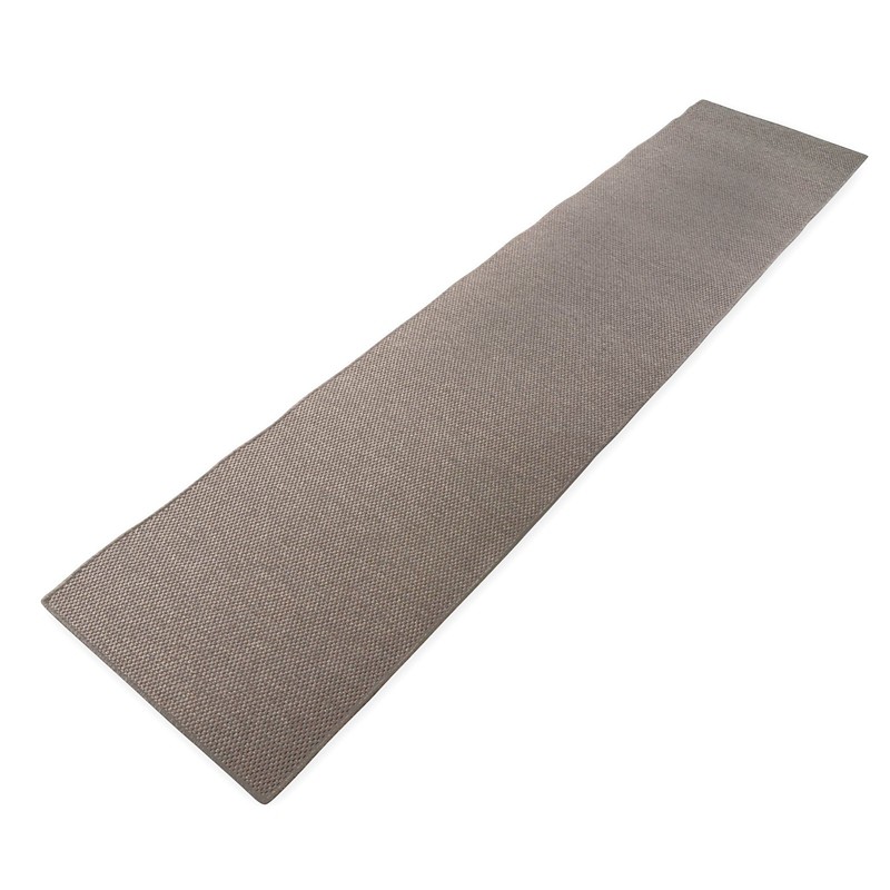 Floordirekt Teppich-Läufer Kalkutta 17134 Taupe Rechteckig 800 mm x 3500 mm