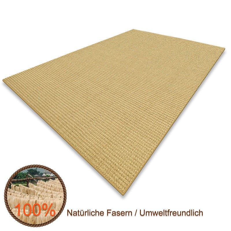 Floordirekt Teppich-Läufer Sylt 11228 Natur Quadratisch 1000 mm x 1000 mm