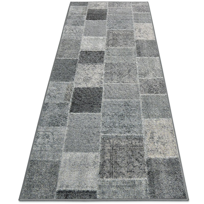 Floordirekt Teppich-Läufer Monsano 18910 Schwarz, Grau Rechteckig 800 mm x 1500 mm