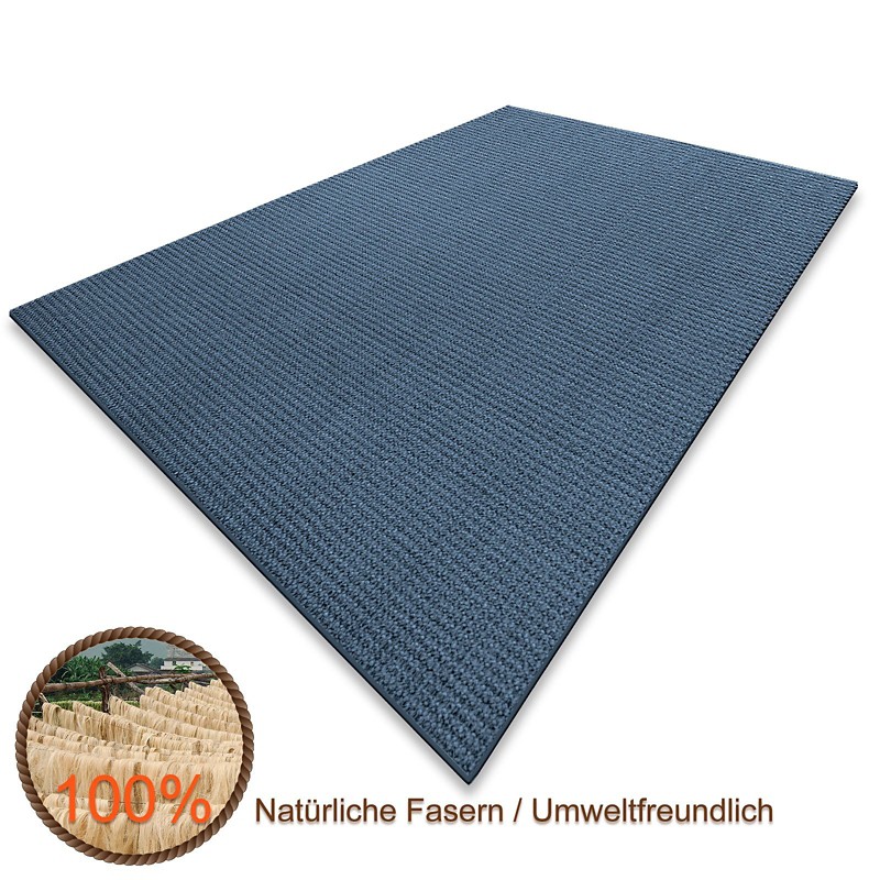 Floordirekt Teppich-Läufer Sylt 15580 Blau Rechteckig 1000 mm x 3000 mm