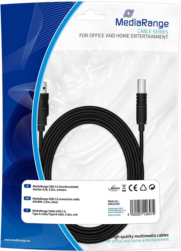 MediaRange Kabel MRCS102 Schwarz