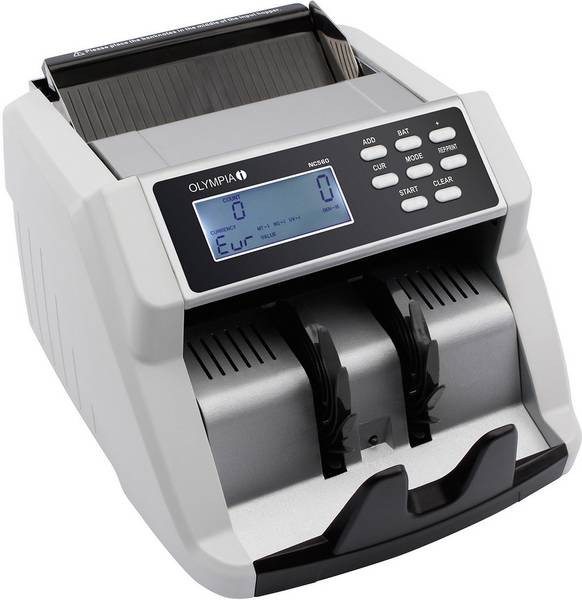 Olympia Banknotenzählmaschine NC560 Schwarz, Grau