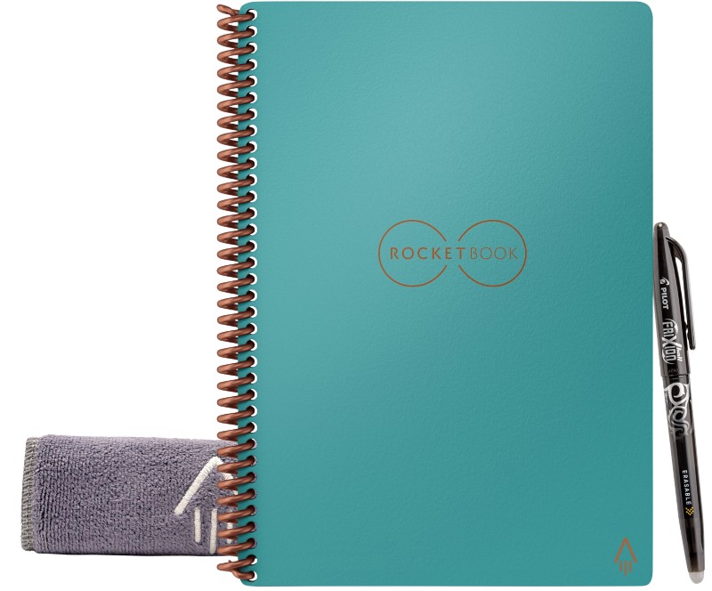 RocketBook A5 Notebook EVR-E-RC-CCE-FR Dotted Not Perforated 32 Pages Neptune teal