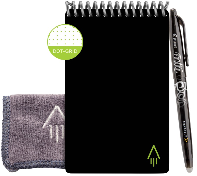 Rocketbook Notebook Core Mini EVR-M-RC-A-FR 1 x A6 Dotted Not Perforated 48 Pages Infinity Black
