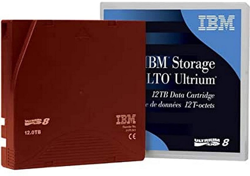 IBM LTO Ultrium 8 Rewritable Data Cartridge 12TB Native/30TB