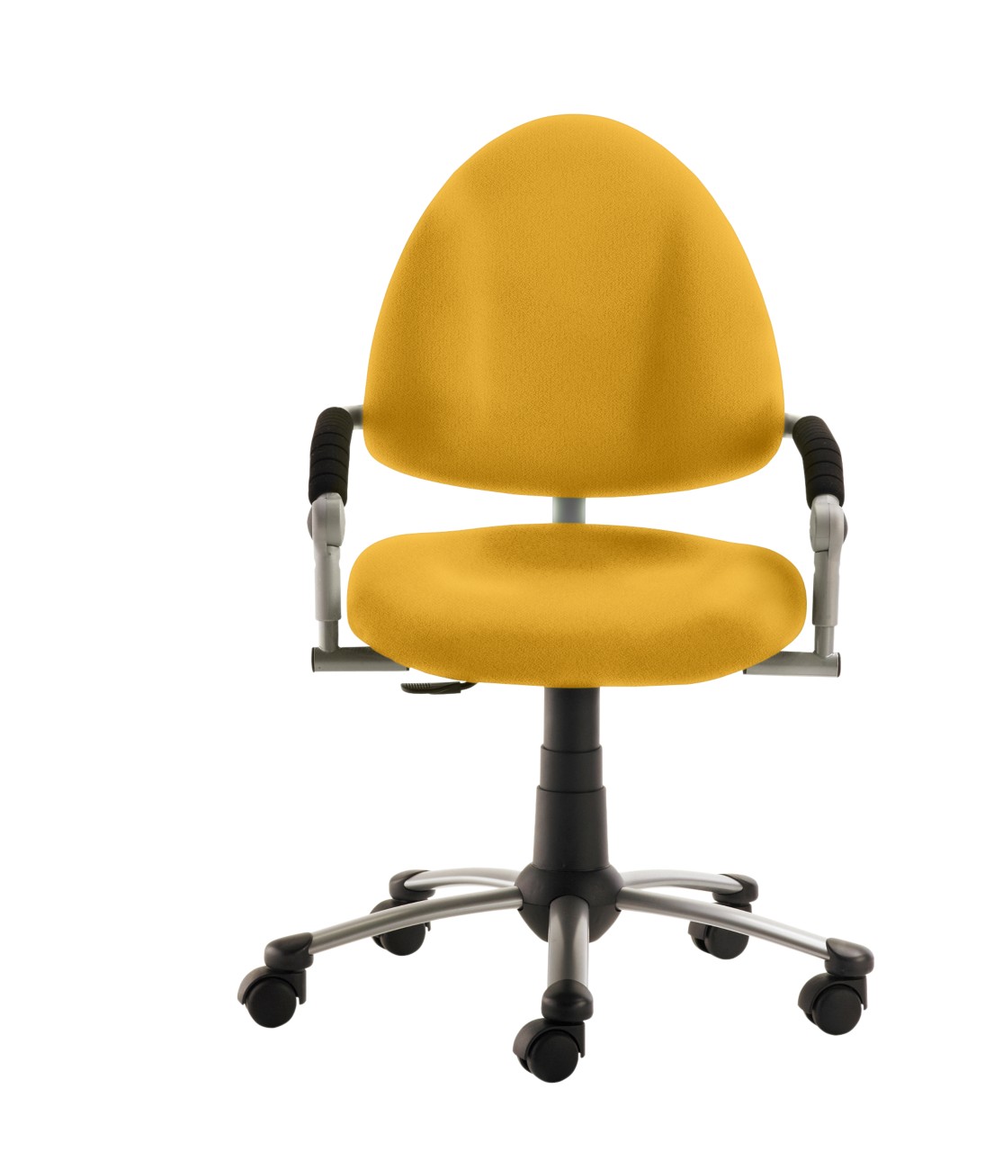 MAYER SITZMOEBEL Drehstuhl 2436 Stoff Gelb