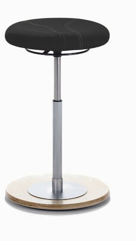 MAYER SITZMOEBEL Barhocker 1110 Stoff Schwarz