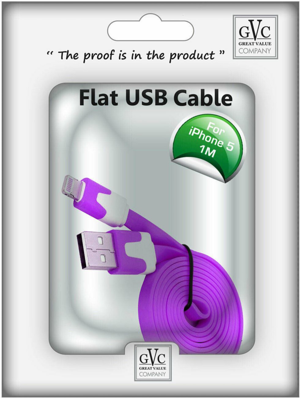 Aquarius Purple Usb Cable X 50 X 90 Mm Size 20