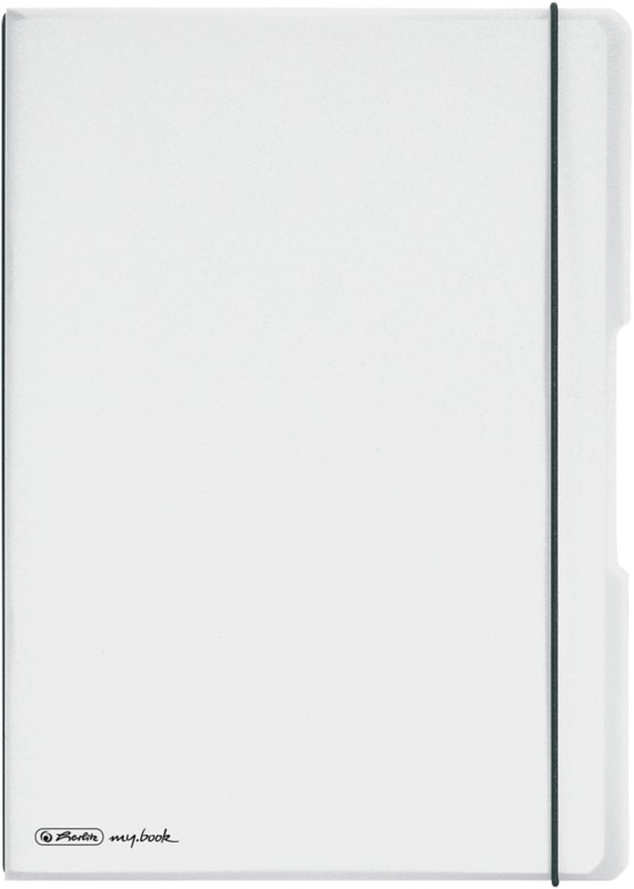 Herlitz Notizbuch A5 Kariert PP (Polypropylen) Weiß