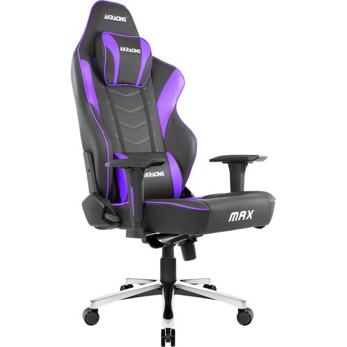 AKRACING Gaming Stuhl AK-MAX-BK-IN Kunstleder Schwarz, Lila
