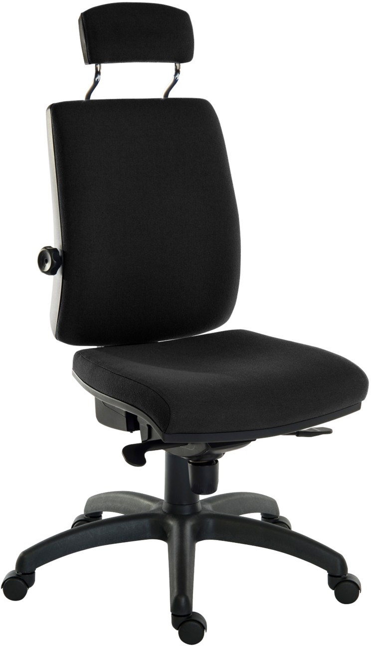 Teknik Ergo Plus Ergonomic Chair Black 155 Kg 510 Mm