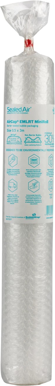 Sealed Air Aircap Small Bubble Wrap Roll Mini Grey 3 M