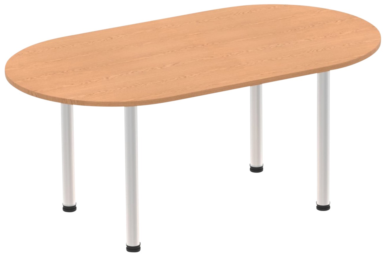 Dynamic Freeform Table Mdf (Medium-Density Fibreboard) Light Brown, Silver Silver 1,800 X 1,000 X 730 Mm