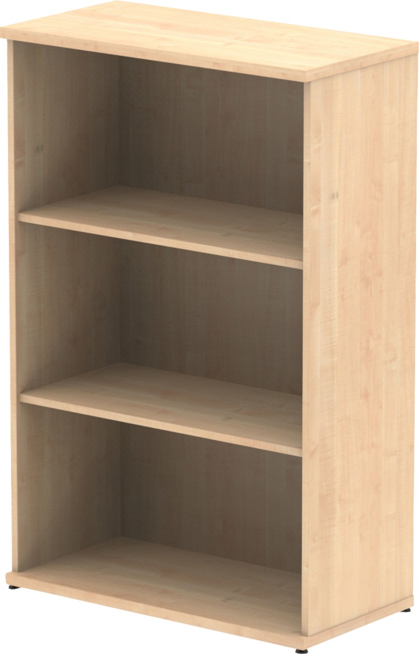 Dynamic Impulse Medium-Density Fibreboard Bookcase 800 X 400 X 1,200 Mm Light Brown Maple
