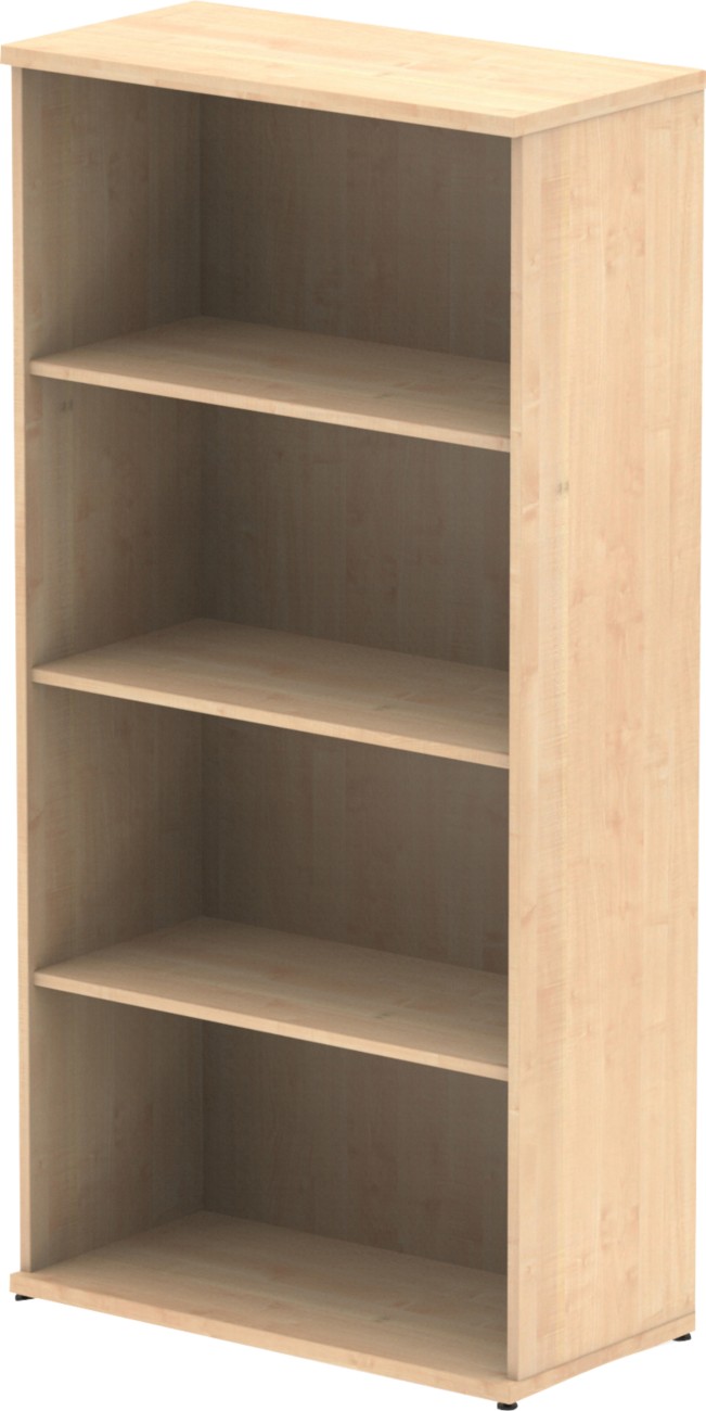 Dynamic Impulse Medium-Density Fibreboard Bookcase 800 X 400 X 1,600 Mm Light Brown Maple