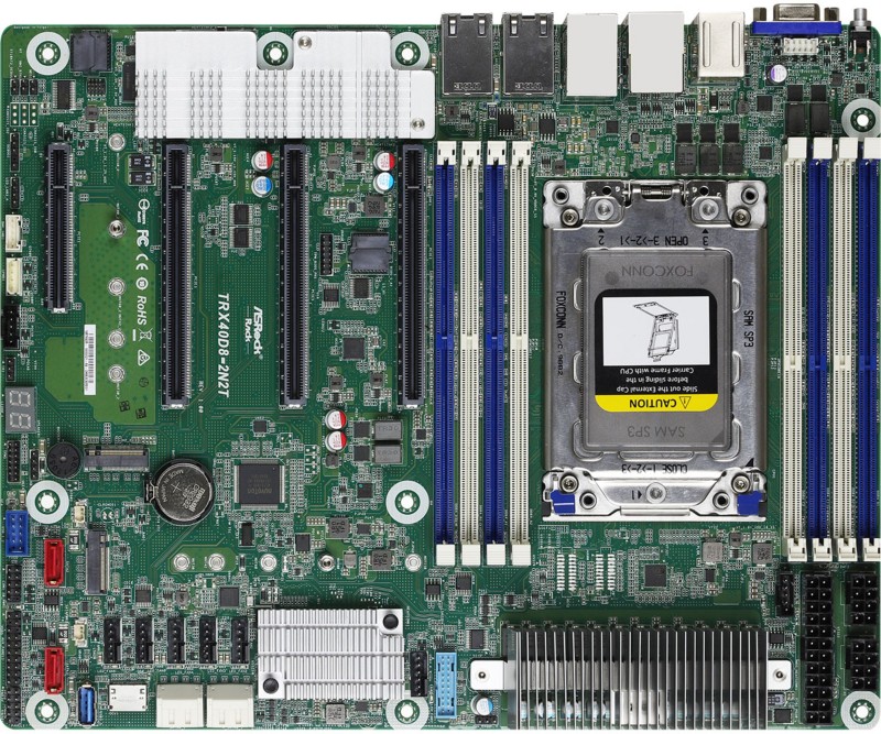 Thumbnail - Asrock Motherboard TRX40D8-2N2T AMD TRX40 ATX