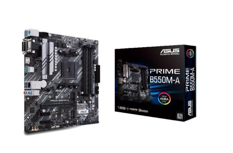 Asus Prime Motherboard B550M-A AMD B550 Micro-ATX