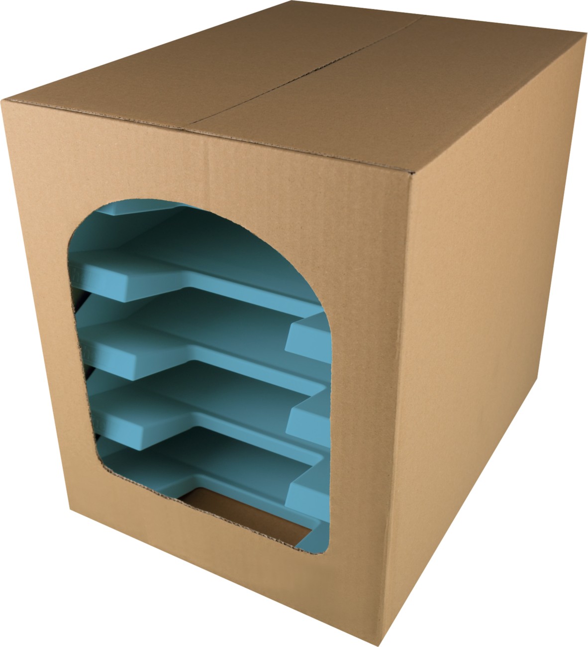 helit Briefablage 6,7 cm Hellblau 5 Stück