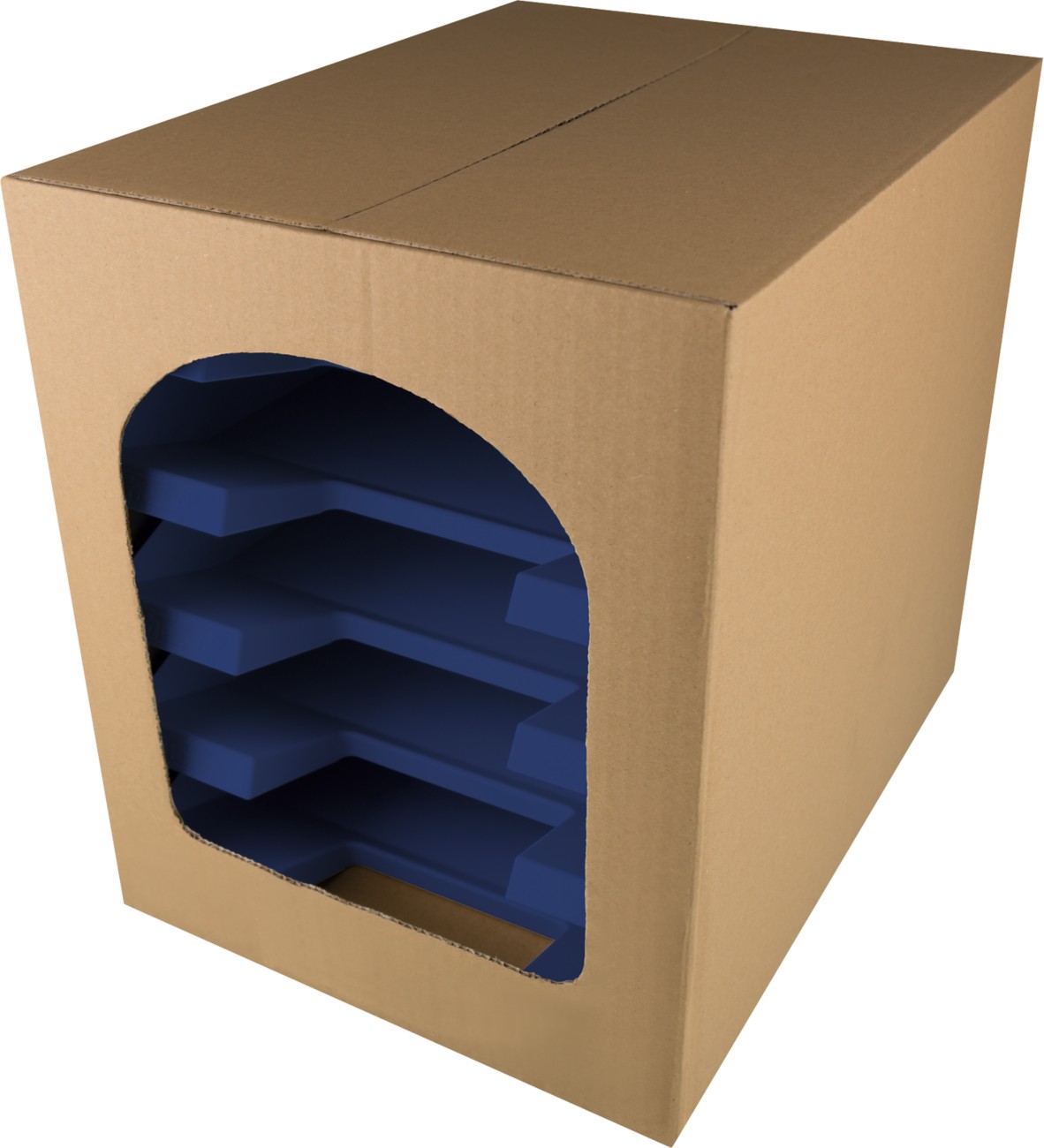 helit Briefablage 6,7 cm Blau 6 Stück