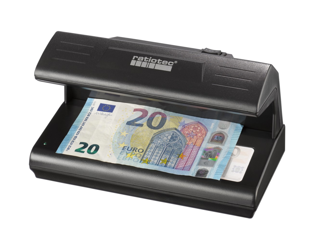 ratiotec Geldscheinprüfgerät Schwarz 160 x 70 x 135 mm