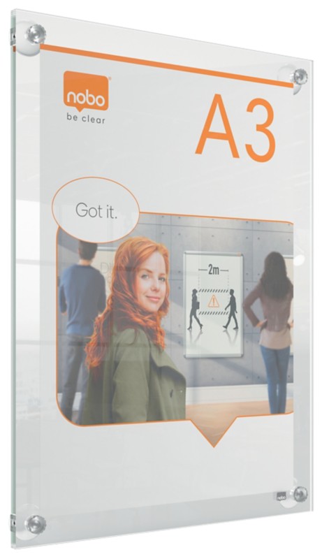Thumbnail - Nobo Premium Plus DIN A3 Inforahmen 1915599 34,8 (B) x 2,4 (T) x 47,1 (H) cm