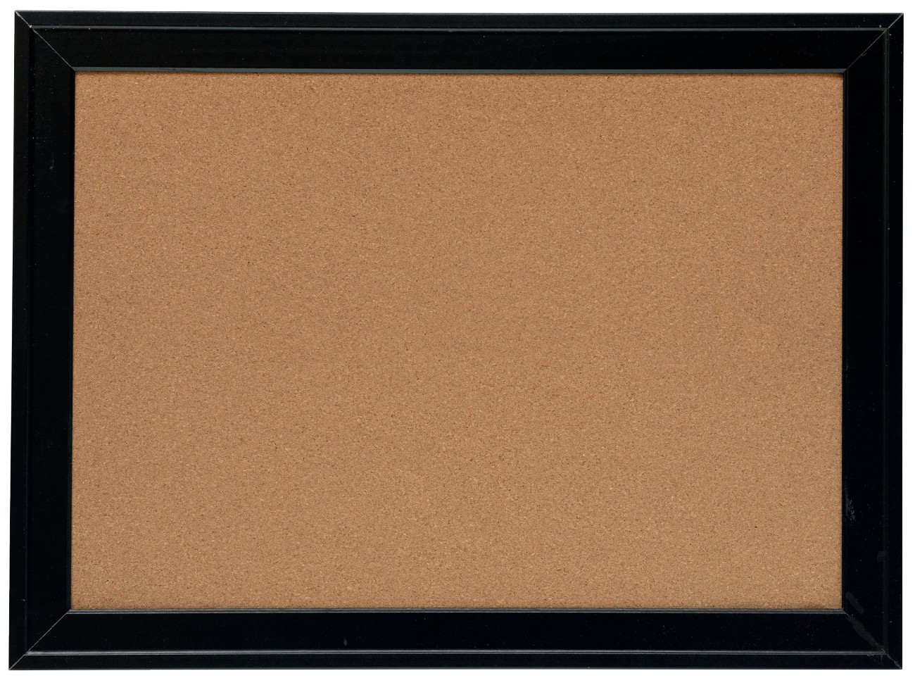 Nobo Small Wall Mountable Noticeboard 1903922 Cork Contemporary Black Frame 585 X 430 Mm Brown