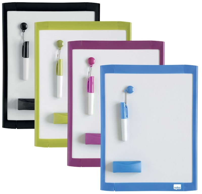 Nobo Mini Whiteboard Magnetisch Lackierter Stahl Einseitig 21,6 (B) x 28 (H) cm