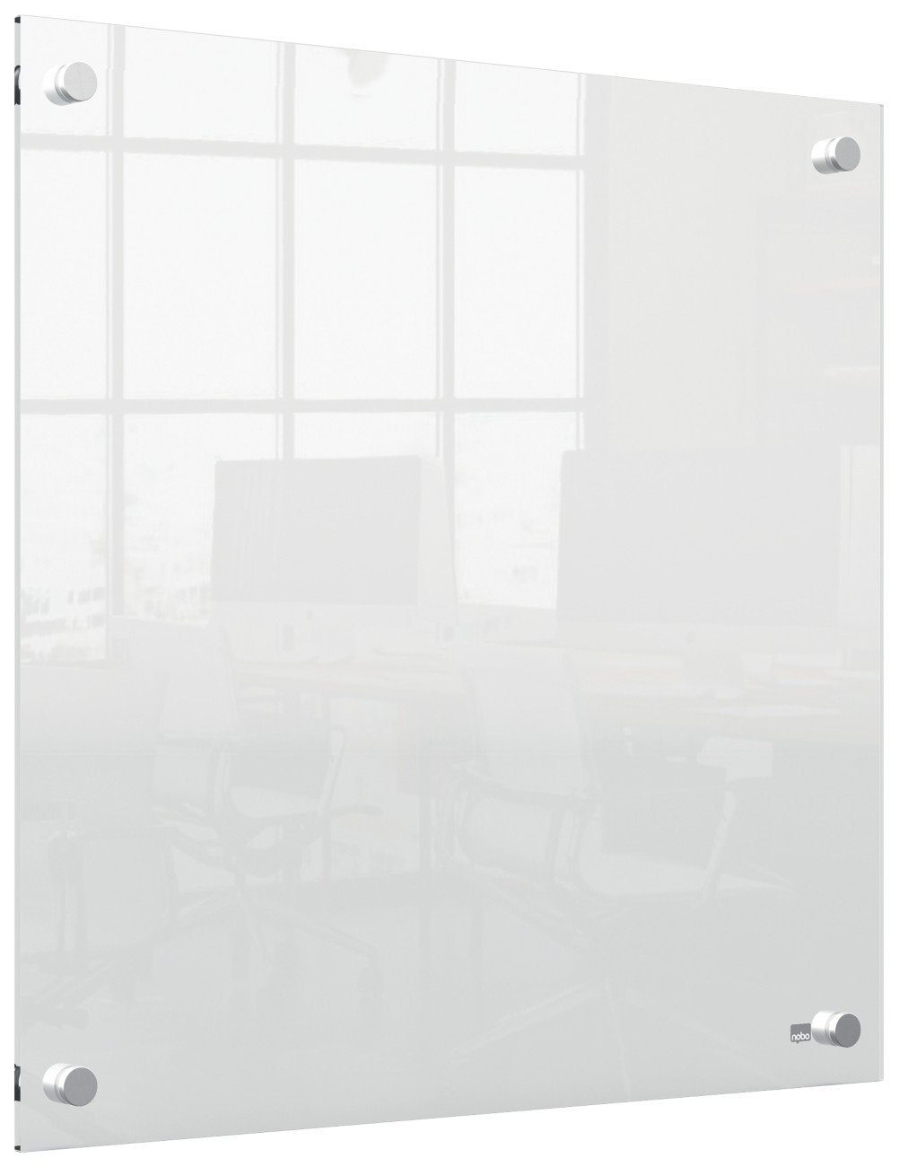 Nobo Mini Whiteboard Wall Mounted Single Sided 45 (W) X 45 (H) Cm