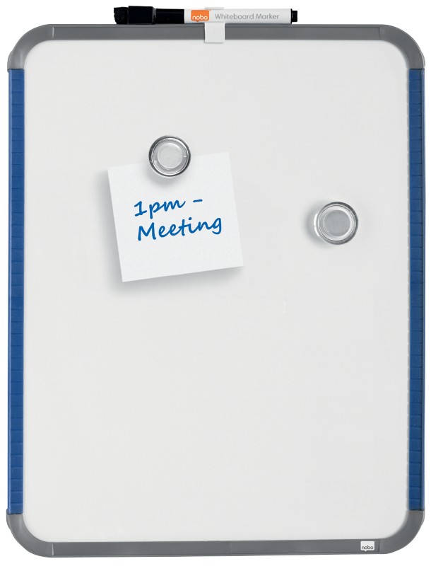 Nobo Mini Whiteboard Magnetisch Lackierter Stahl Einseitig 28 (B) x 36 (H) cm