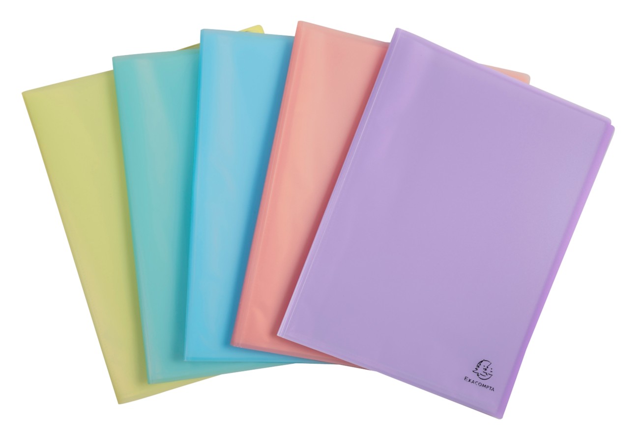 Exacompta Sichtbuch 88370E DIN A4 Farbig Sortiert 240 x 330 mm PP (Polypropylen) 5 Stück