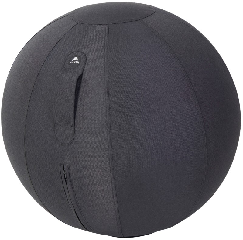 Alba Ergonomischer Sitzball MHBALL N Stoff Schwarz