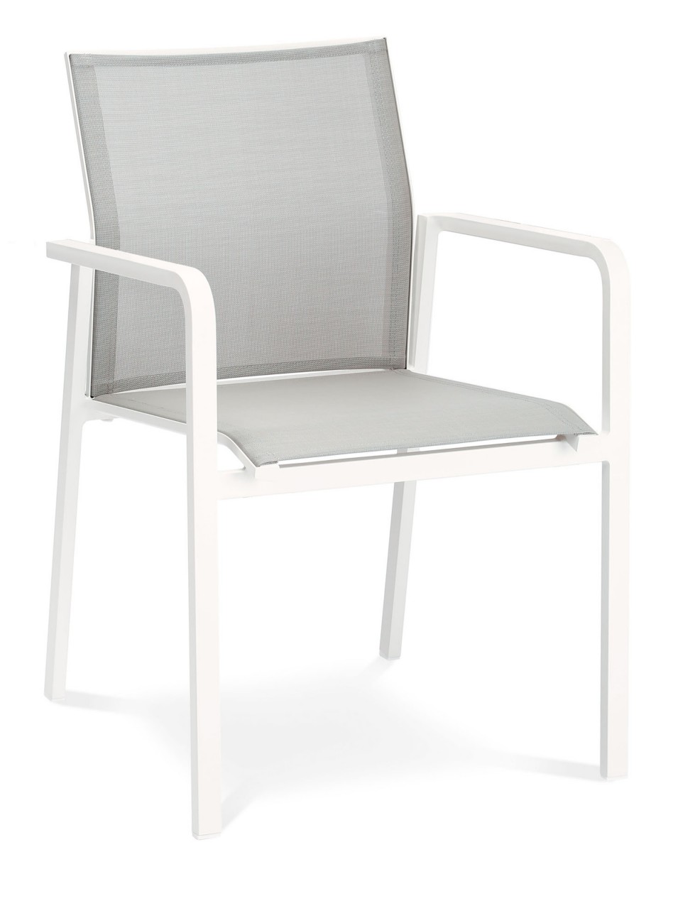 Best Freizeitmoebel Sessel 46910100 Aluminium Weiss 560 x 640 x 850 mm