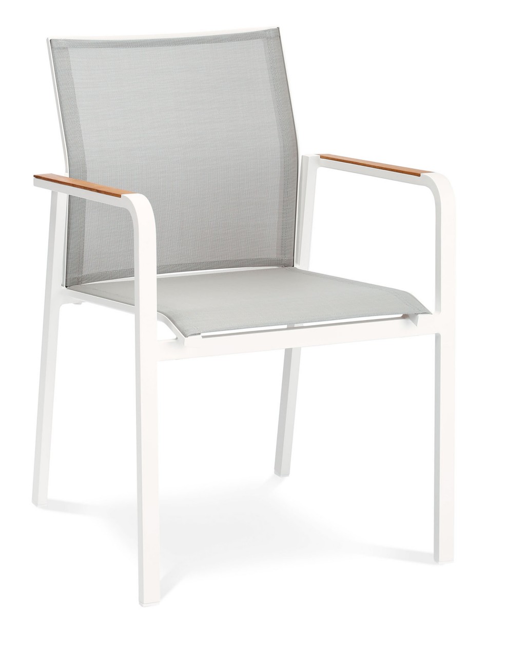 Best Freizeitmoebel Sessel 46910000 Aluminium Weiss 560 x 640 x 850 mm