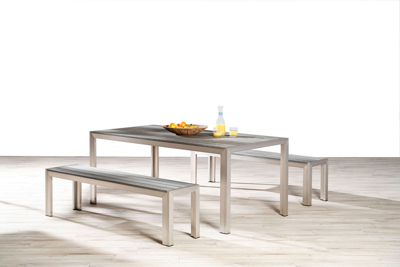 Best Freizeitmoebel Bankgruppe Silber 94000085
