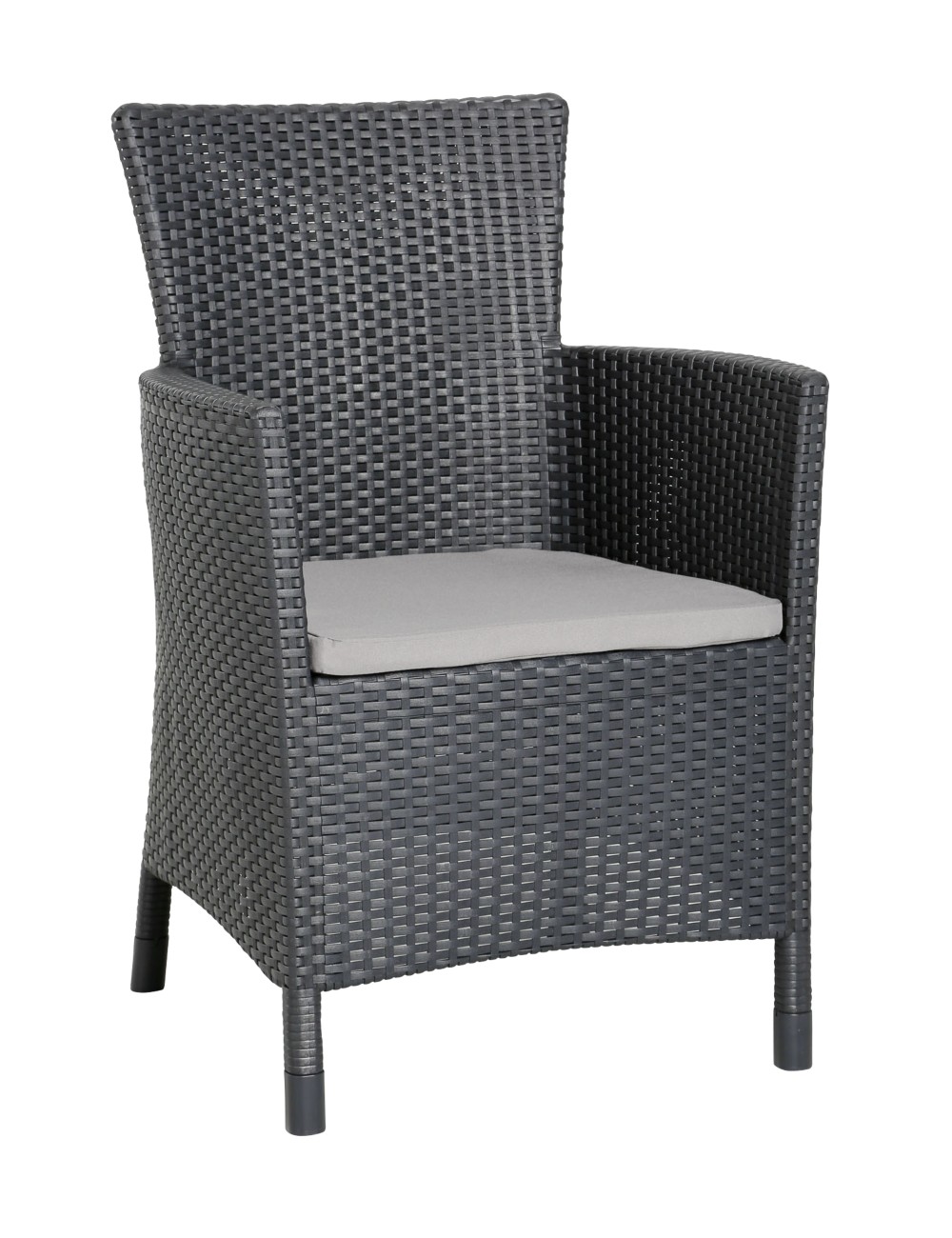 Best Freizeitmoebel Sessel 13510050 Kunststoff Graphit 620 x 600 x 890 mm