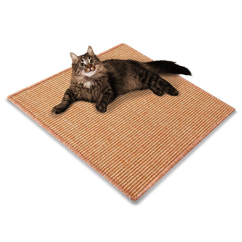 Floordirekt Katzen-Kratzteppich Katzen 13205 Terra, Apricot Quadratisch 500 mm x 500 mm