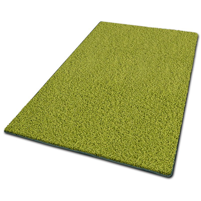 Floordirekt Shaggy-Teppich Barcelona 21736 Grün Quadratisch 1000 mm x 1000 mm