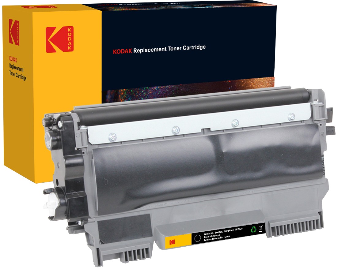Kodak Tn-2220 Compatible With Brother Toner Cartridge Black