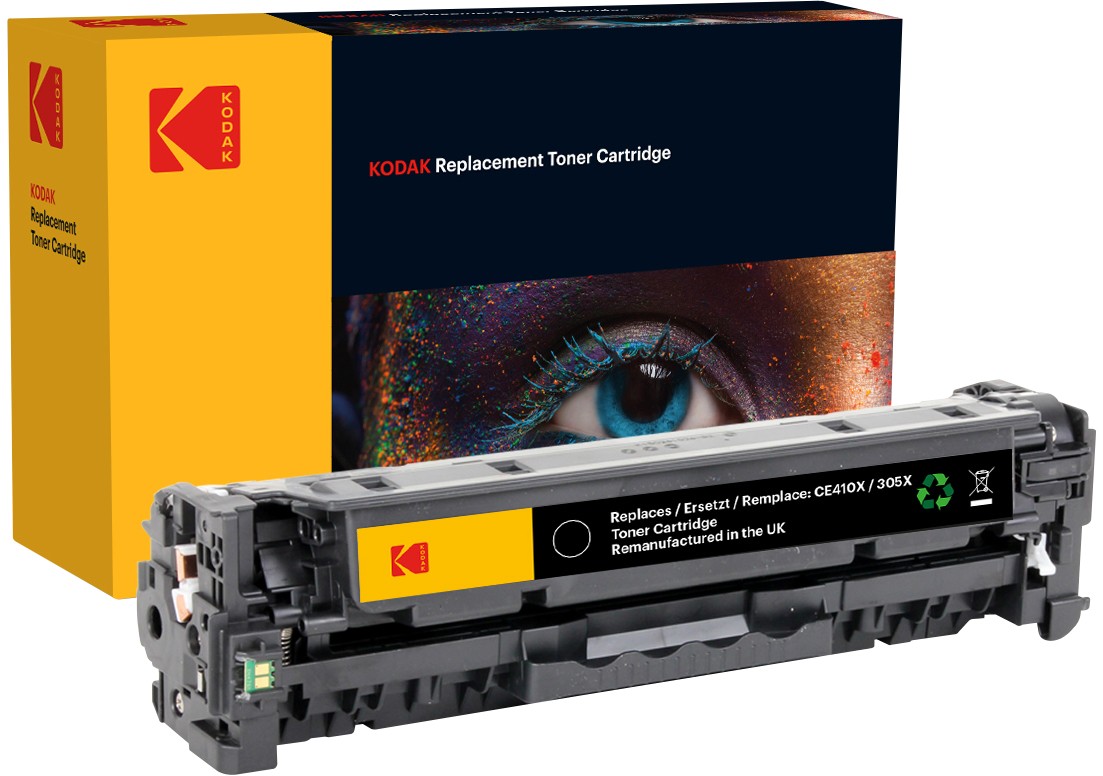 Kodak 305X Compatible With Hp Toner Cartridge Ce410x Black