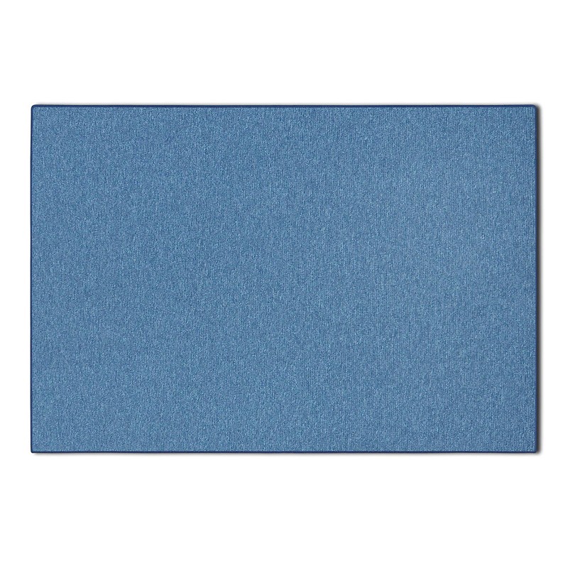 Floordirekt Teppich-Läufer London 23692 Hellblau Quadratisch 1000 mm x 1000 mm