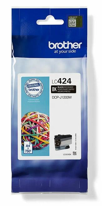 Brother Lc-424Bk Original Ink Cartridge Black