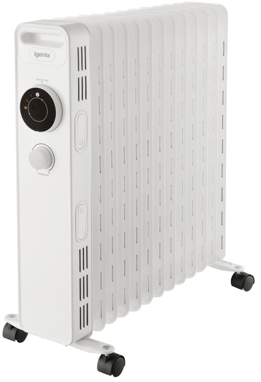 Igenix Oil Filled Radiator Ig2625 White 50Hz