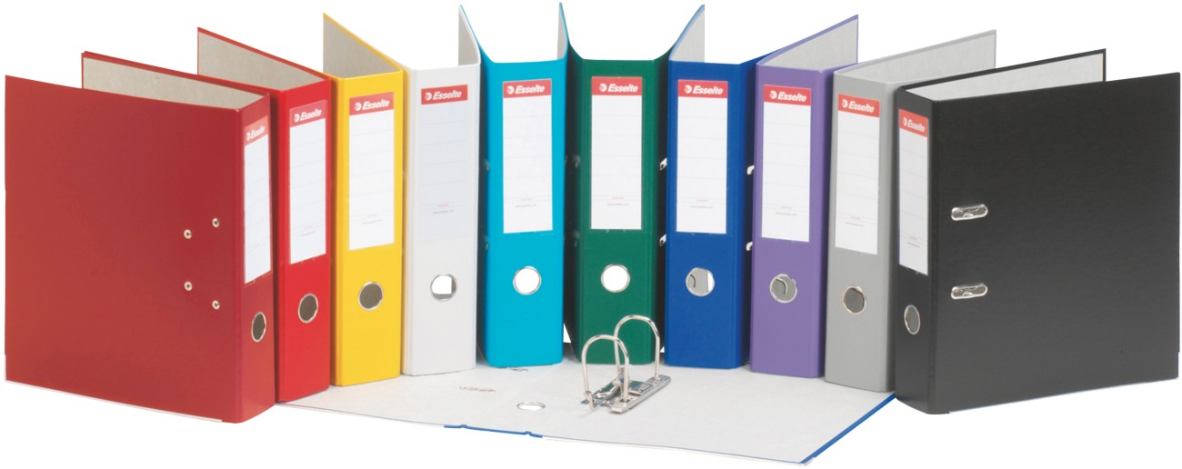 Esselte Wide Lever Arch File Assorted Pack Of 20
