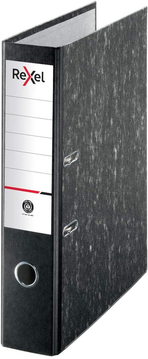 Rexel Wide Lever Arch File Black