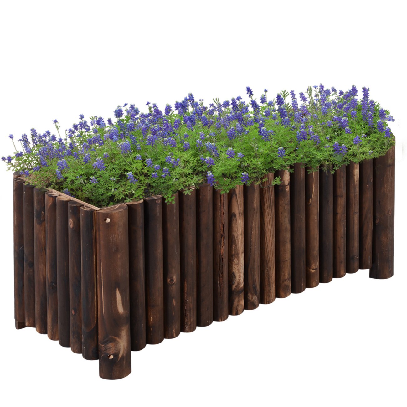 Outsunny Fir Plant Pot 100Lx 40Wx40h Cm