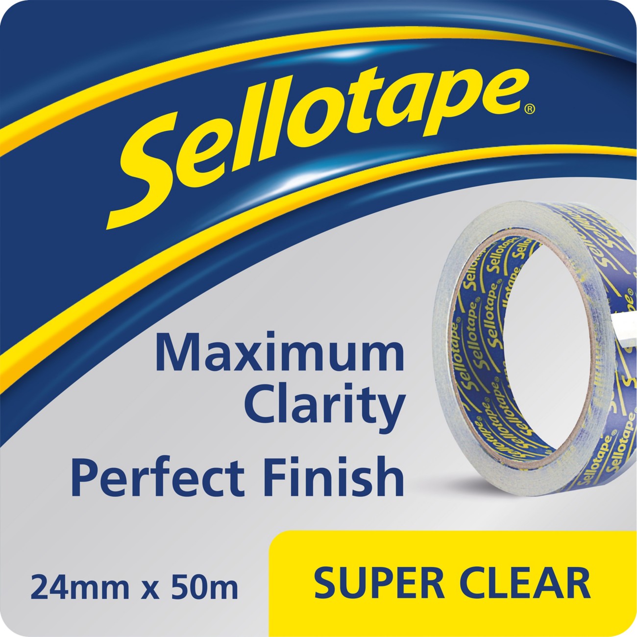 Sellotape Tape Transparent 24 Mm (W) X 50 M (L) Pp (Polypropylene)