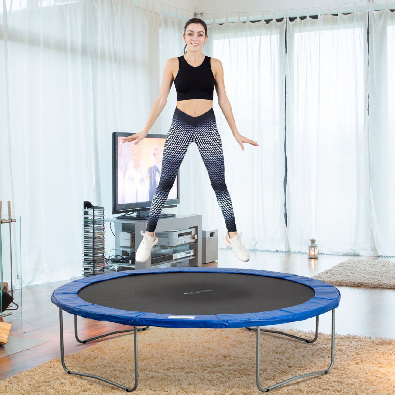 Homcom 12Ft Trampoline Surround Safety Foam Pad